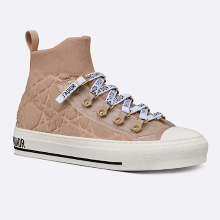 Dior Unisex CD Walk’N’Dior Sneaker Nude Macrocannage Technical Mesh
