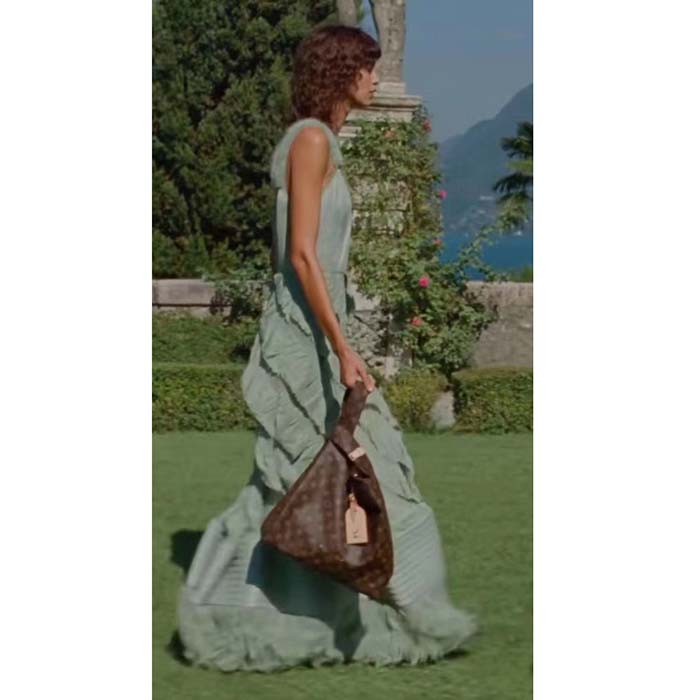 Louis Vuitton LV Unisex Atlantis GM Monogram Reverse Coated Canvas Cowhide Leather