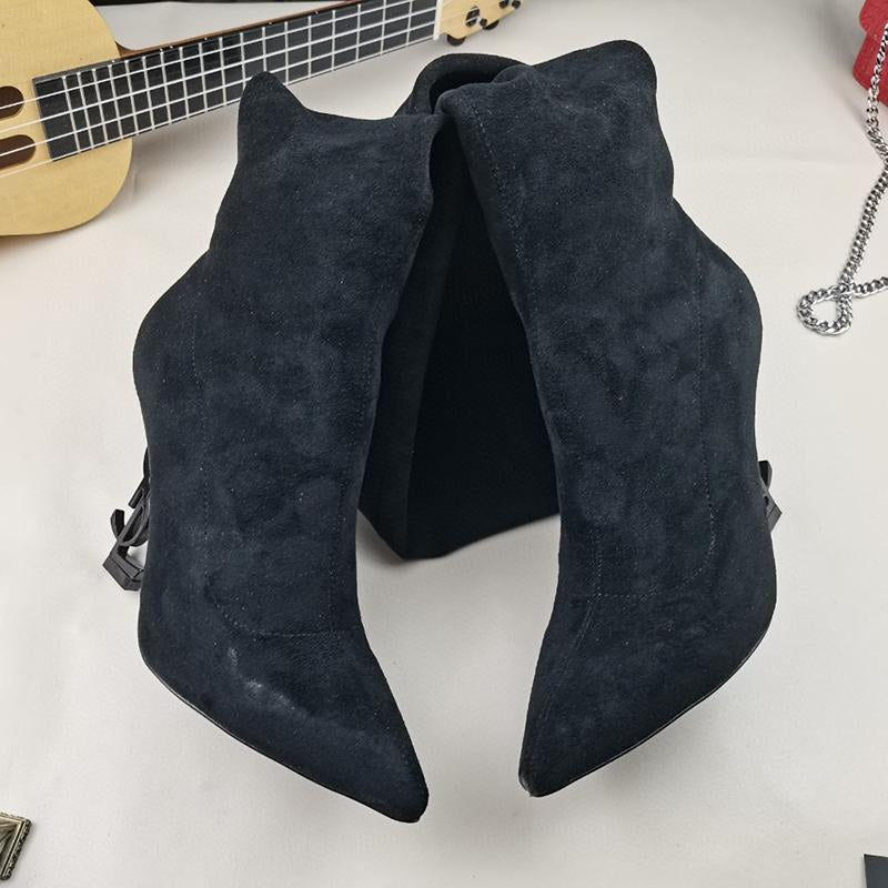 New fashionable suede high heels boots 1023121408