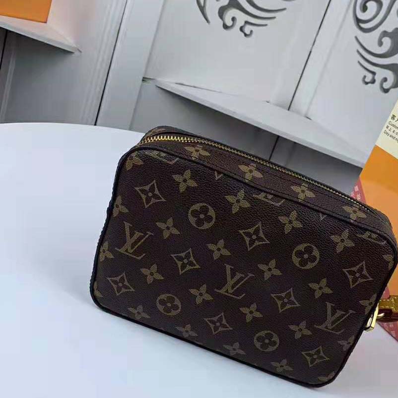 Louis Vuitton LV Men Soft Trunk Messenger PM in Iconic Monogram Canvas-Brown