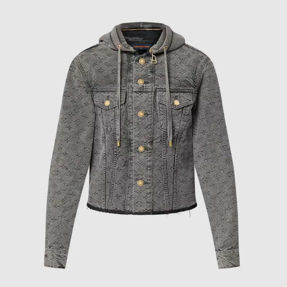Louis Vuitton Women Vintage-Effect Monogram Denim Jacket 1AGBD3