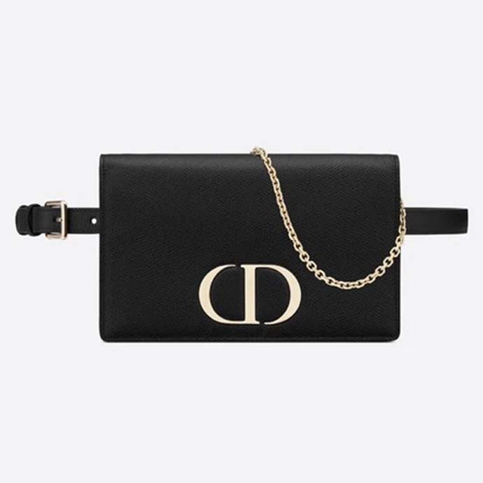 Dior Women 30 Montaigne 2-in-1 Pouch Grained Calfskin Leather