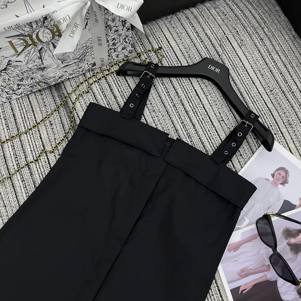 Dior Women Blouse Black Cotton Poplin 521B87A3356_X9000