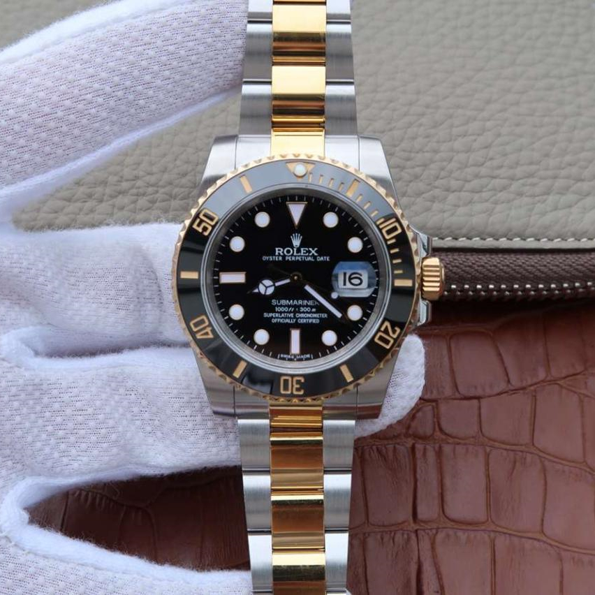 Rolex Submariner Date Two Tone Oyster Bracelet 41mm