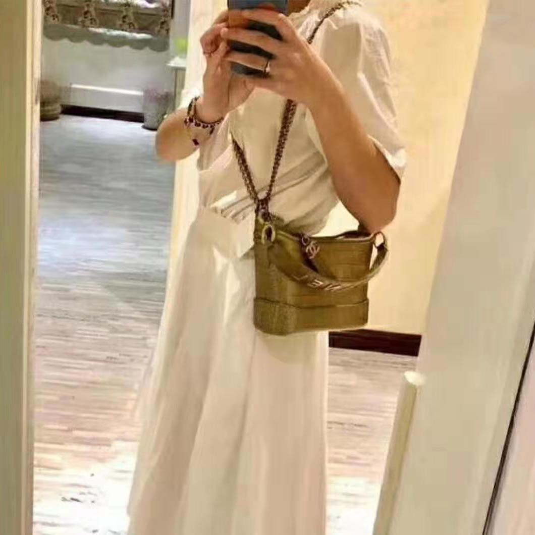 Chanel Women Chanel’s Gabrielle Large Hobo Bag-Gold