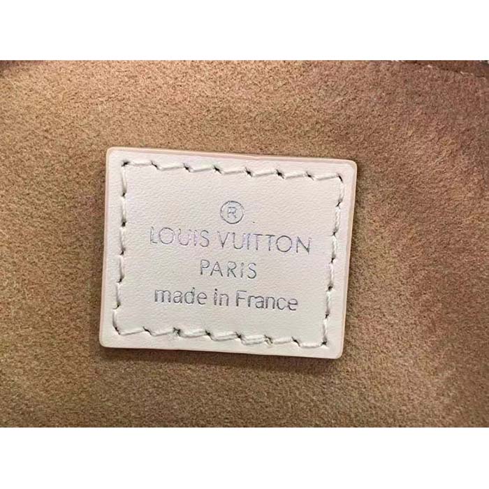 Louis Vuitton LV Women Nano Alma Handbag Quartz White Epi Grained Cowhide Leather