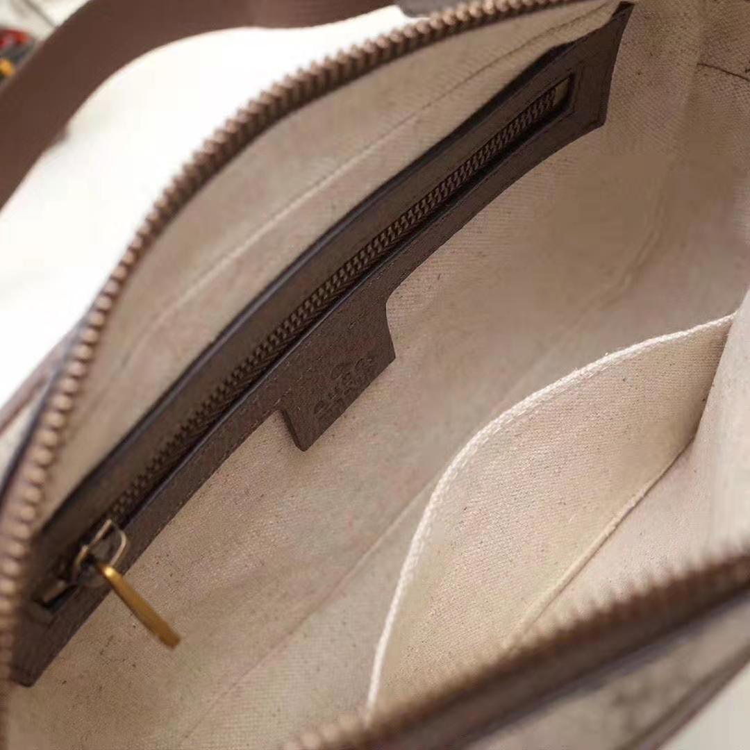 Gucci GG Unisex Ophidia GG Belt Bag in Beige/Ebony Soft GG Supreme Canvas