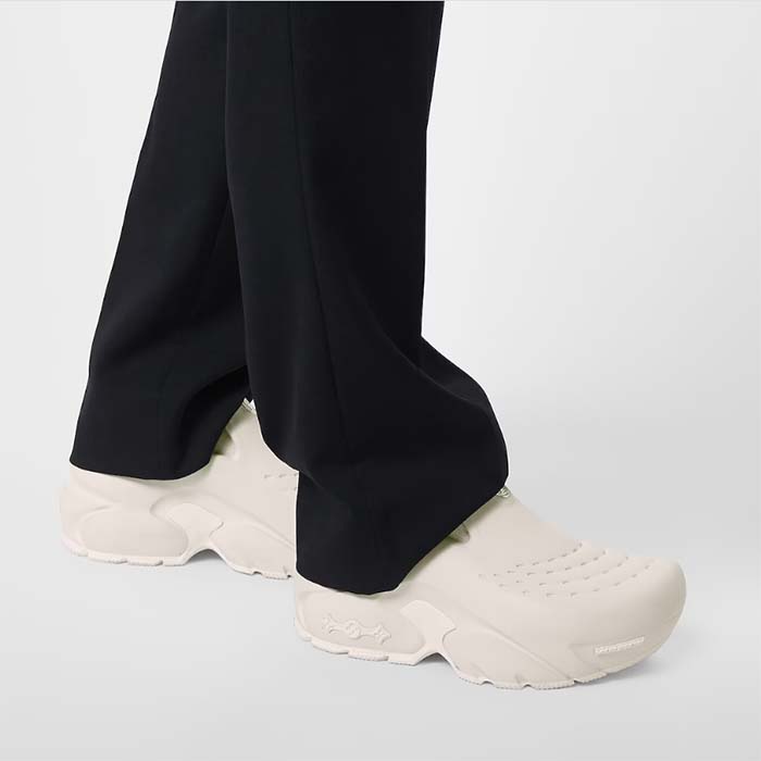 Louis Vuitton LV Unisex LV Shark Clog White EVA Rubber Anatomic Insole