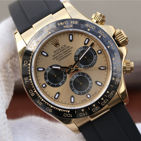 Rolex Daytona Champagne Dial with Black Subdials 40mm