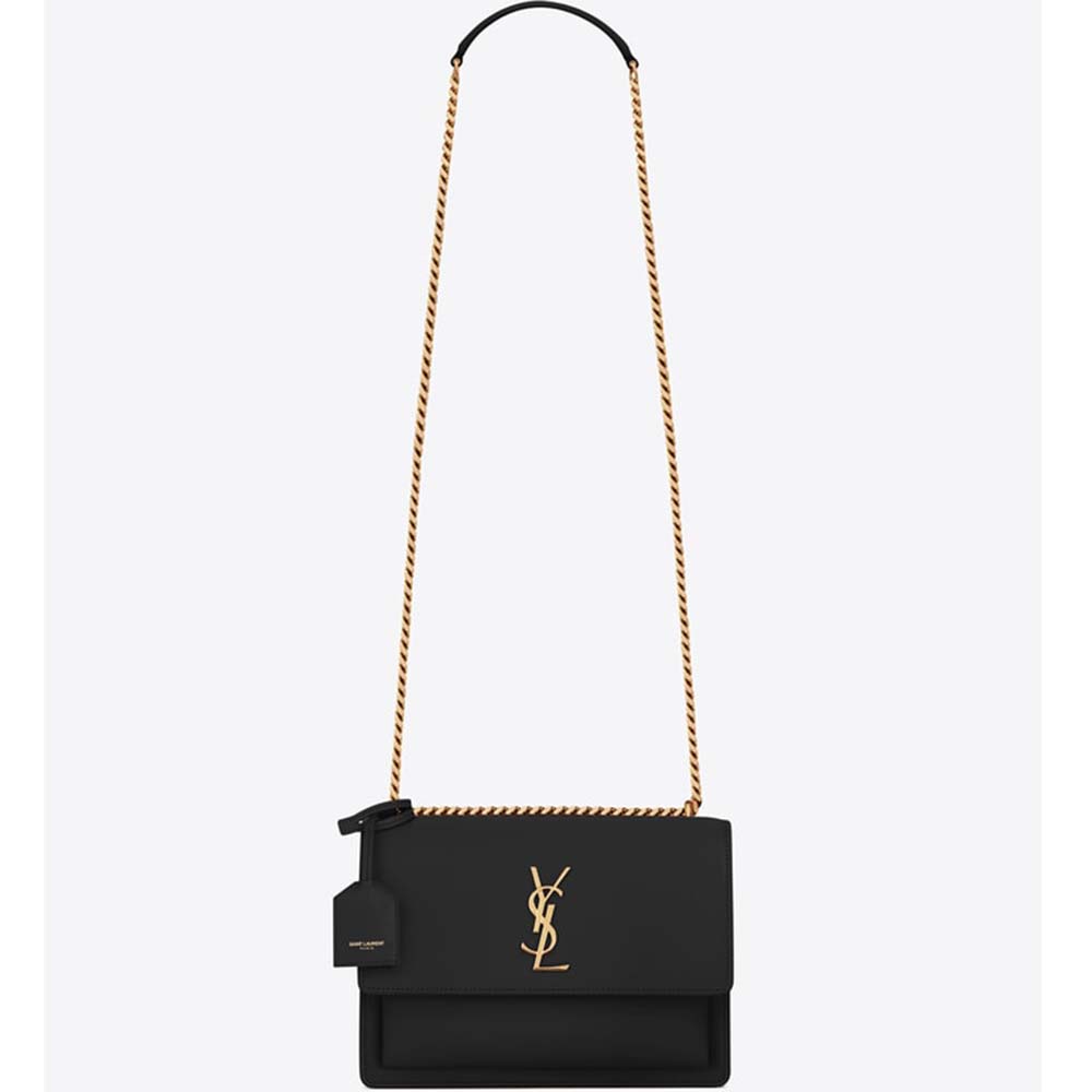Saint Laurent YSL Women Sunset Medium in Smooth Leather