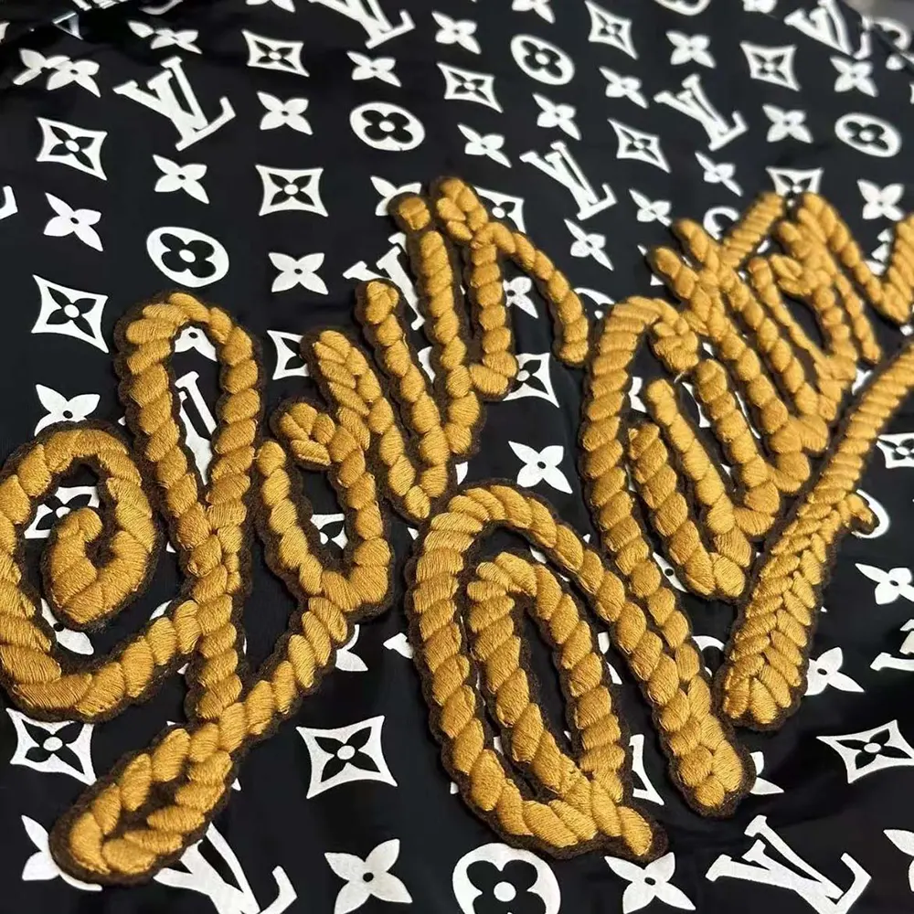 Louis Vuitton Women Monogram Printed Technical Track Top 1AFWJI