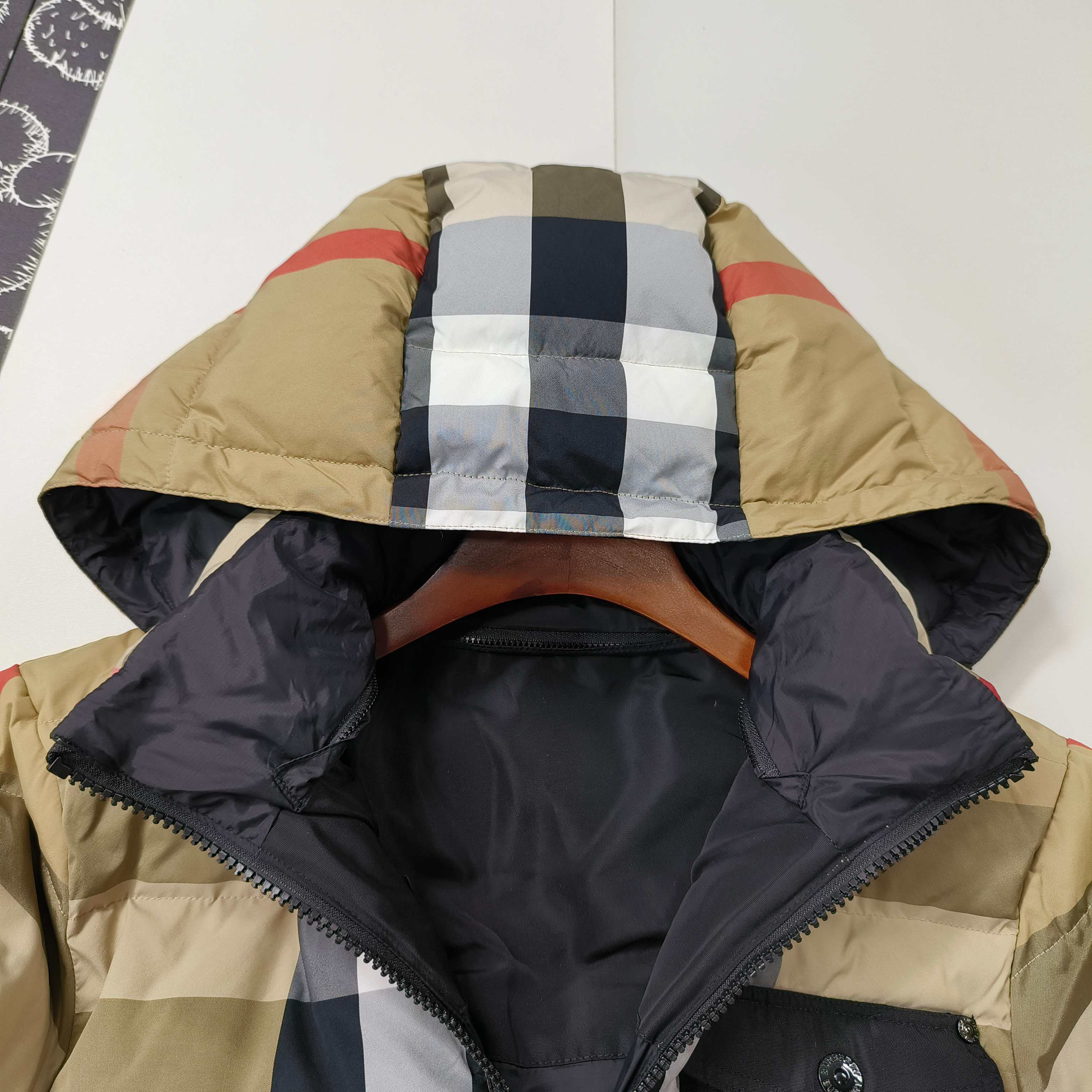 BB Reversible Plaid Down Jacket 0625111408