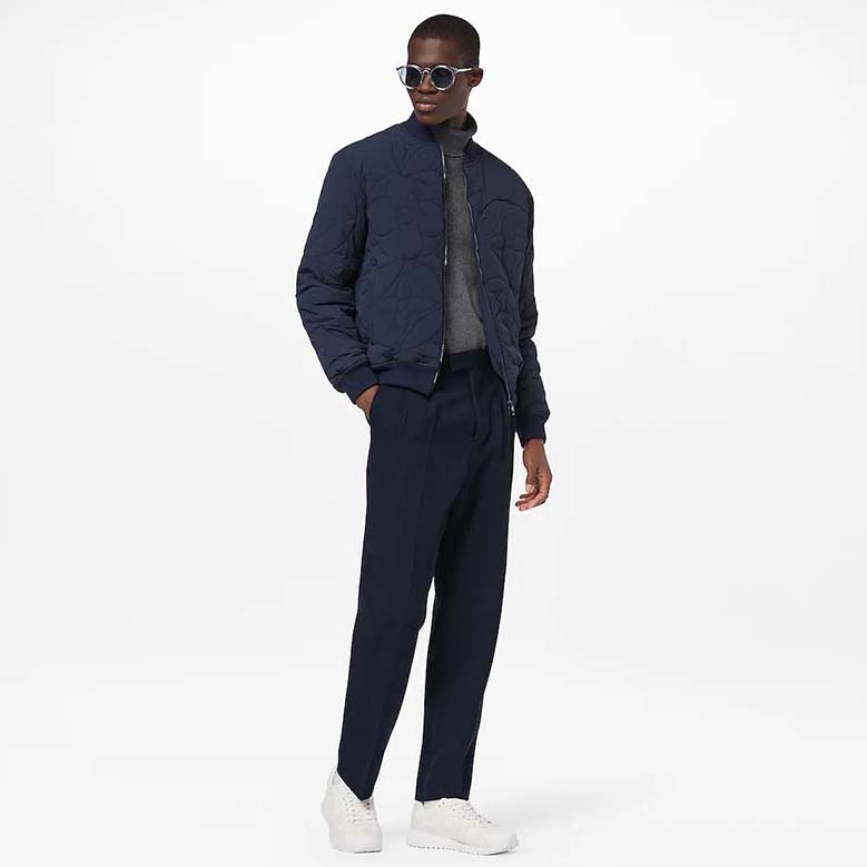 Louis Vuitton LV Unisex Run Away Sneaker White Monogram Embossed Grained Epi Calf Leather