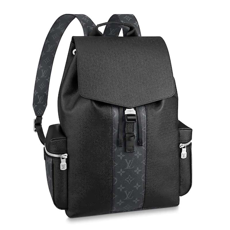 Louis Vuitton LV Unisex Outdoor Backpack Taiga Cowhide Leather