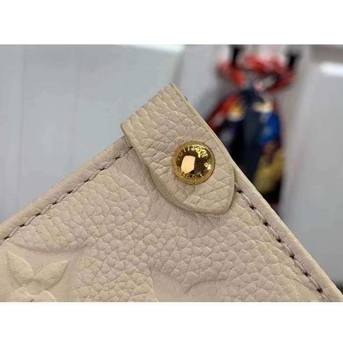 Louis Vuitton Women LV x YK OnTheGo Mini White Embossed Grained Monogram Cowhide Leather