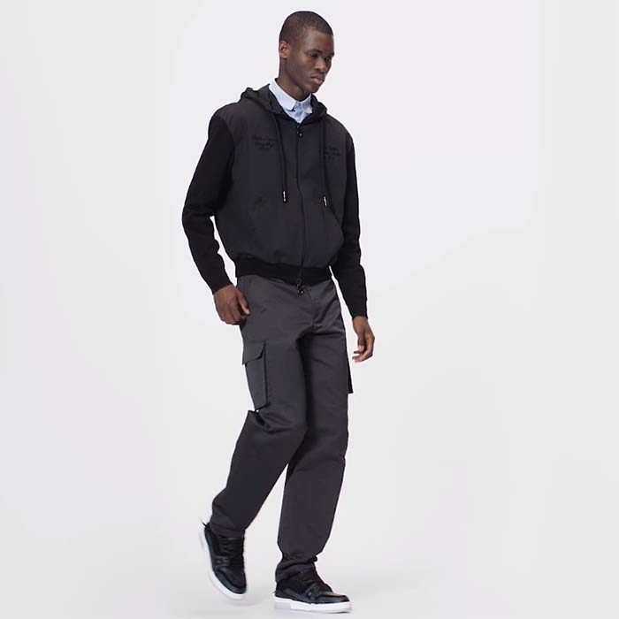 Louis Vuitton Unisex LV Trainer Sneaker Eclipse Monogram Canvas Rubber Outsole Initials Monogram Flowers