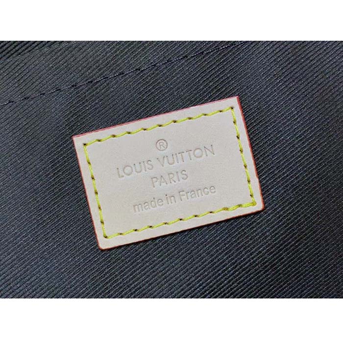 Louis Vuitton LV Unisex Pochette Jour Monogram Coated Canvas Aged Cowhide Leather