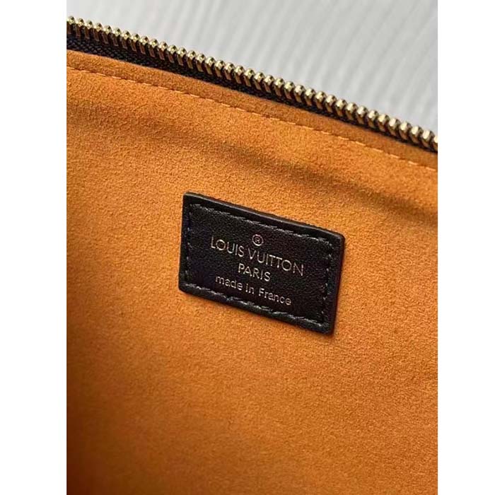 Louis Vuitton LV Women Coussin MM Handbag Black Monogram Embossed Puffy Lambskin