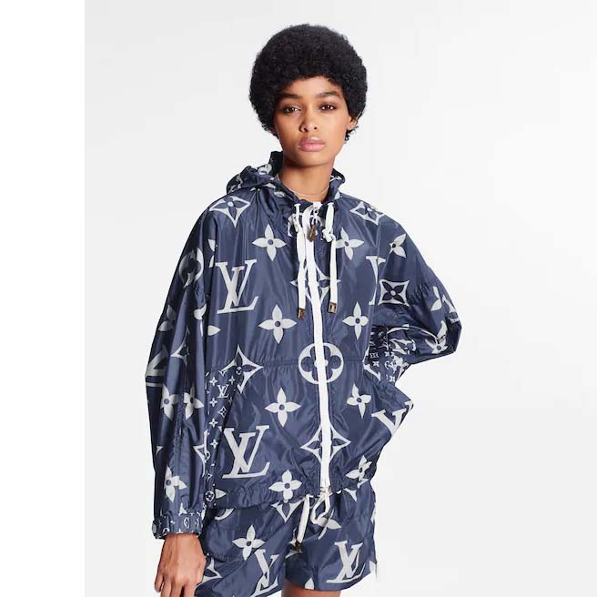 Louis Vuitton LV Women LV Escale Printed Parka Monogram Canvas Relaxed Fit