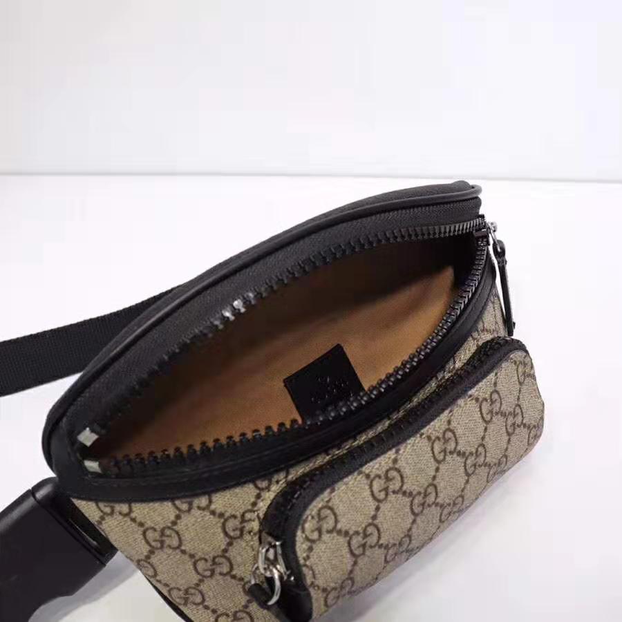 Gucci GG Unisex Gucci Eden Belt Bag in Beige/Ebony GG Supreme Canvas