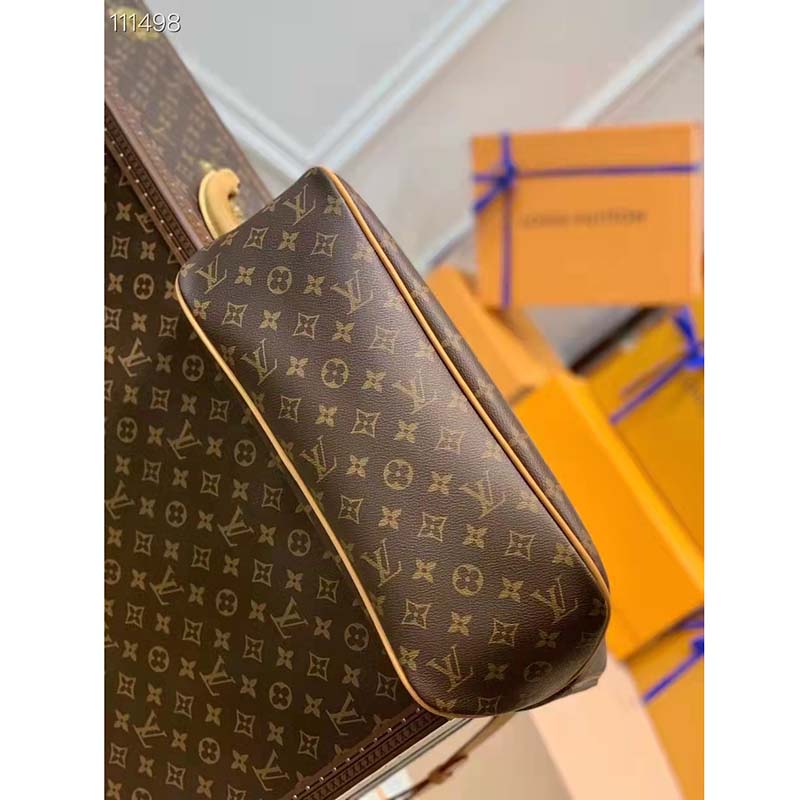 Louis Vuitton LV Women Graceful MM Hobo Classic Beige Monogram Coated Canvas