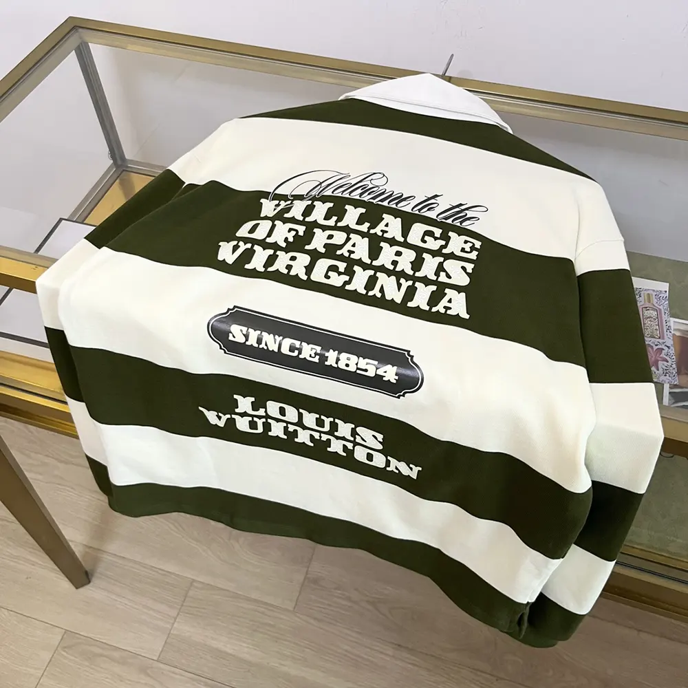 Louis Vuitton Men Long-Sleeved Cotton Rugby Polo 1AFWUB