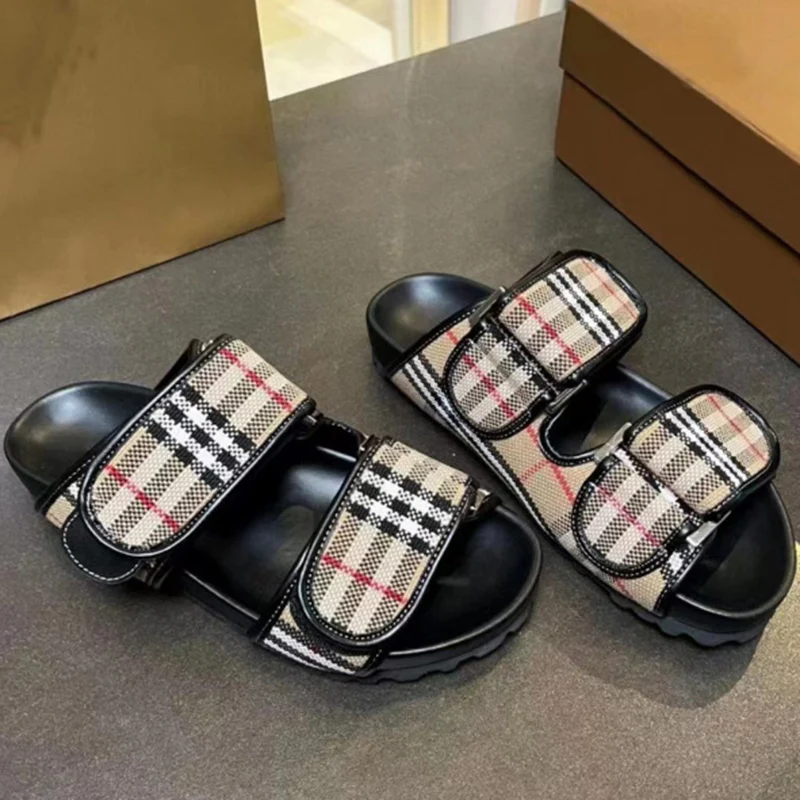 Fashion and versatile casual couple's Velcro sandals 1024050802