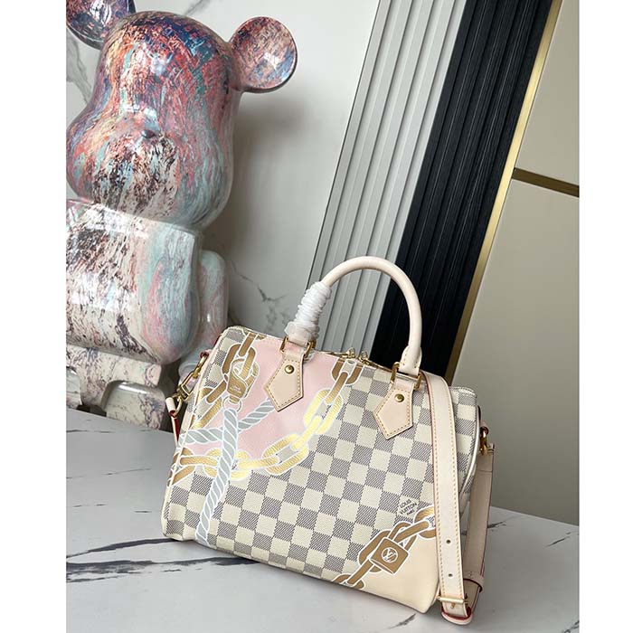 Louis Vuitton Women LV Speedy Bandoulière 25 New Spring Collection Nautical