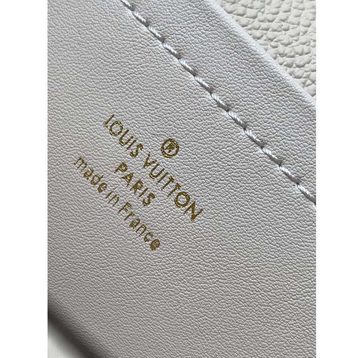 Louis Vuitton LV Women Marceau Dove Gray Embossed Grained Cowhide Leather