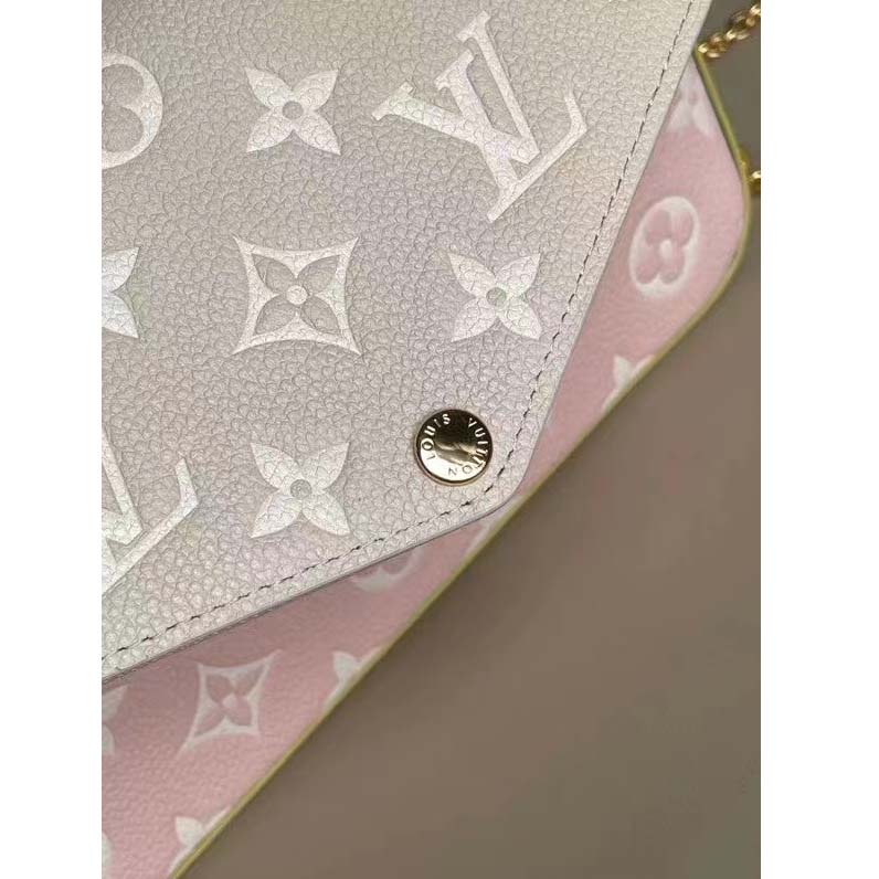 Louis Vuitton LV Women Félicie Pochette Monogram Empreinte Embossed Supple Grained Cowhide