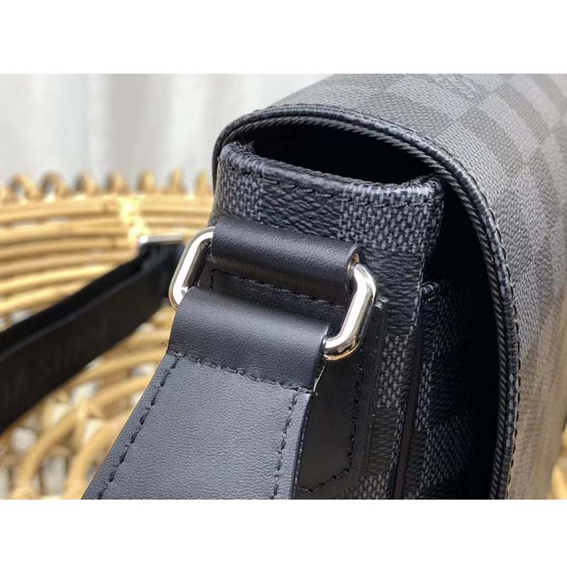 Louis Vuitton LV Men District PM Bag Damier Graphite Coated Canvas