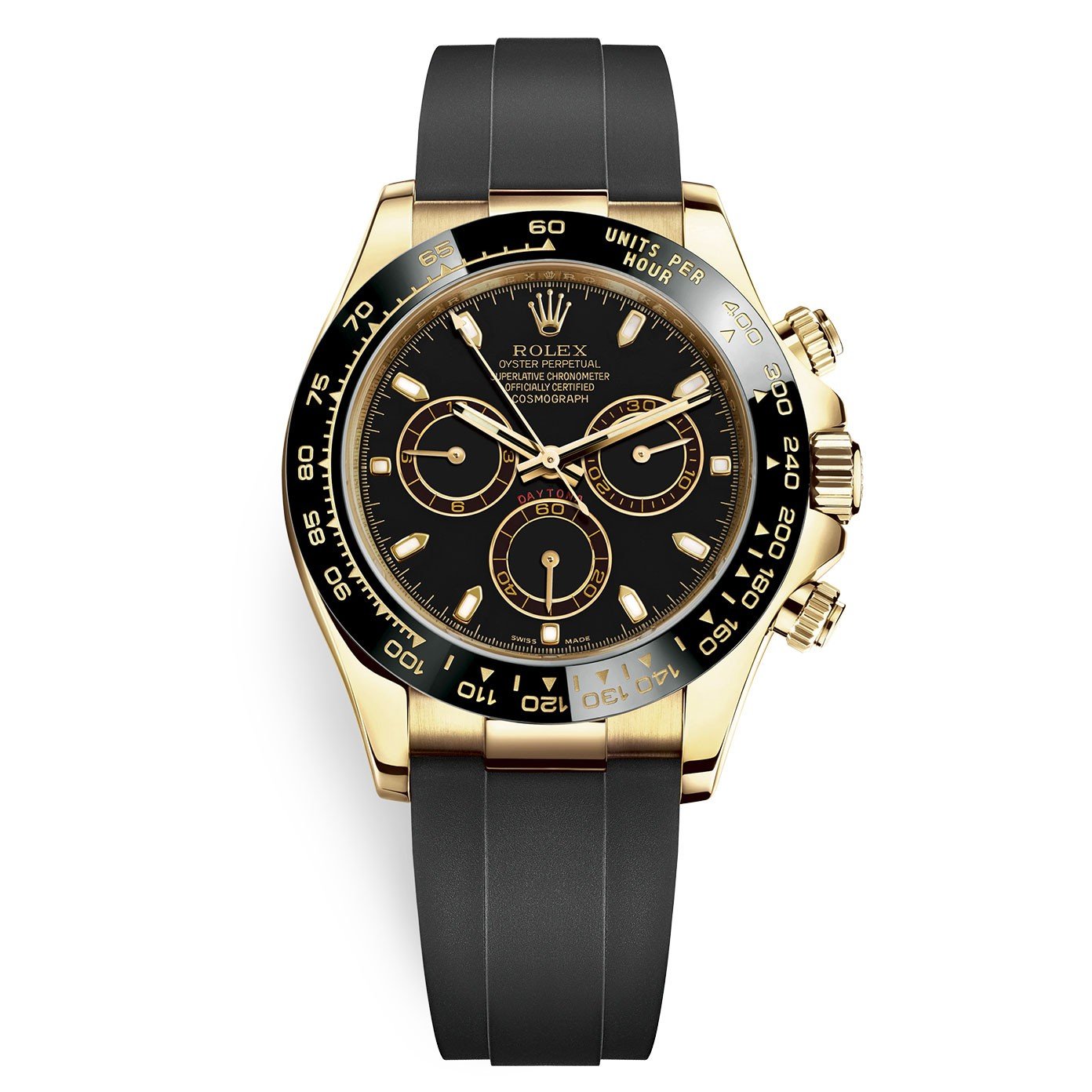 Rolex Daytona Black Yellow Gold 40mm