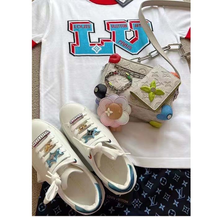 Louis Vuitton LV Unisex Mini Soft Trunk Chalk Taurillon Monogram Embossed Cowhide Leather