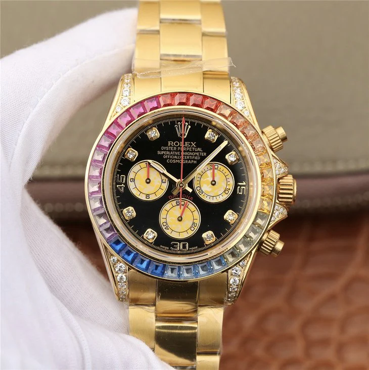 Rolex DAYTONA RAINBOW DIAMOND YELLOW GOLD STAINLESS STEEL 40mm