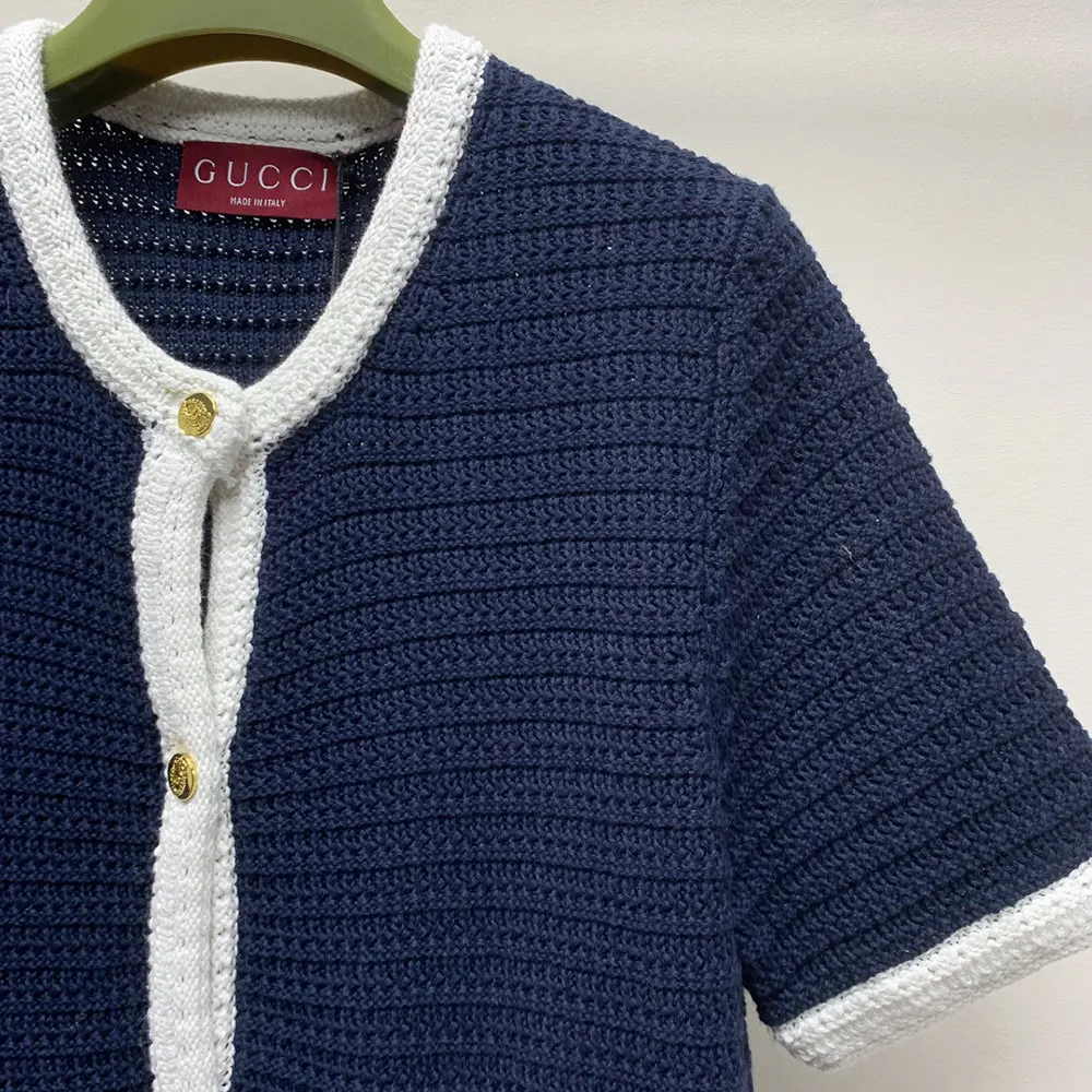 Gucci Women Fine Cotton Cardigan 819373XKEOT4144