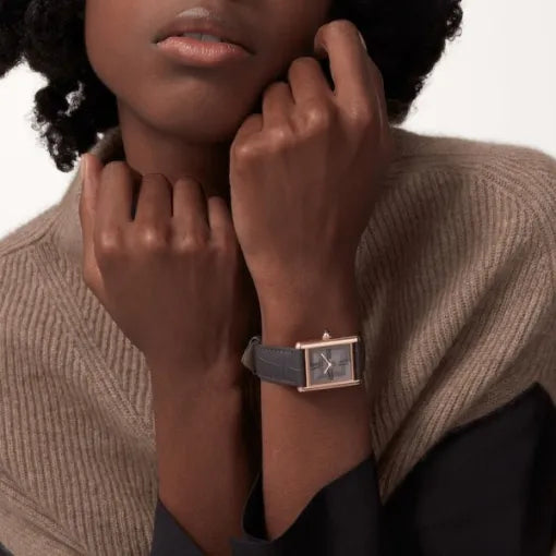 CARTIER Cartier Tank Must Unisex Quartz Grey Alligator Watch WGTA0092