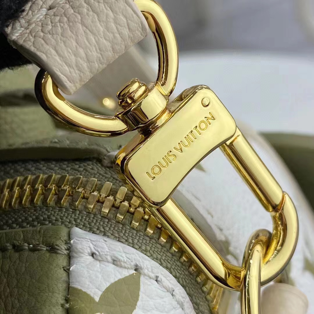 Louis Vuitton Women Speedy Bandouliere 20 Bag Printed Embossed Grained Cowhide Leather