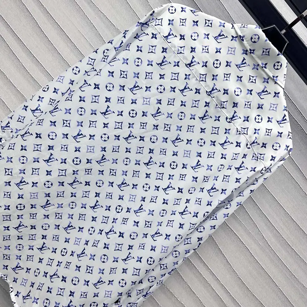 Louis Vuitton LV Women Aquarelle Monogram Silk Shirt 1AHGW8