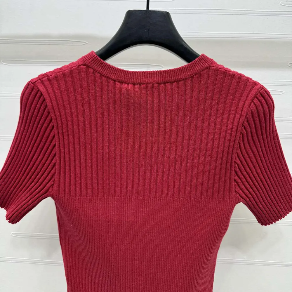 Gucci Women Rib Fabric Top with Intarsia 829857XKEV26320