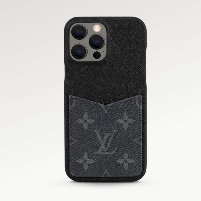 Louis Vuitton LV Unisex Apple IPhone Bumper Coated Canvas Calf Leather