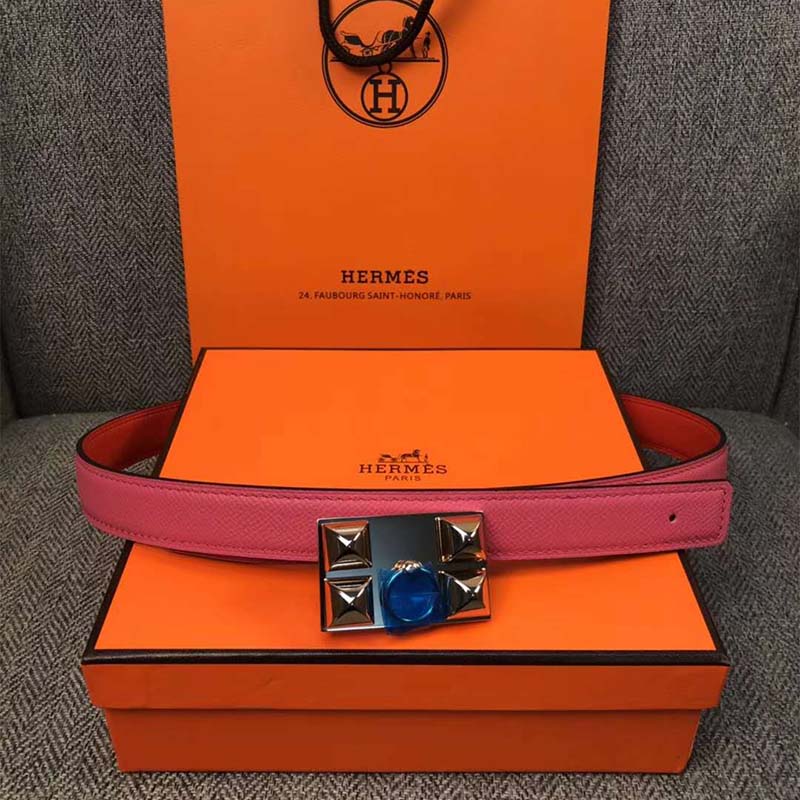 Hermes Women Collier De Chien Belt Buckle & Reversible Leather Strap 24 mm