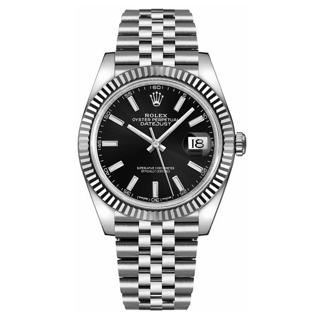 Rolex Datejust 41 Black Dial Men's Watch 126334-0018