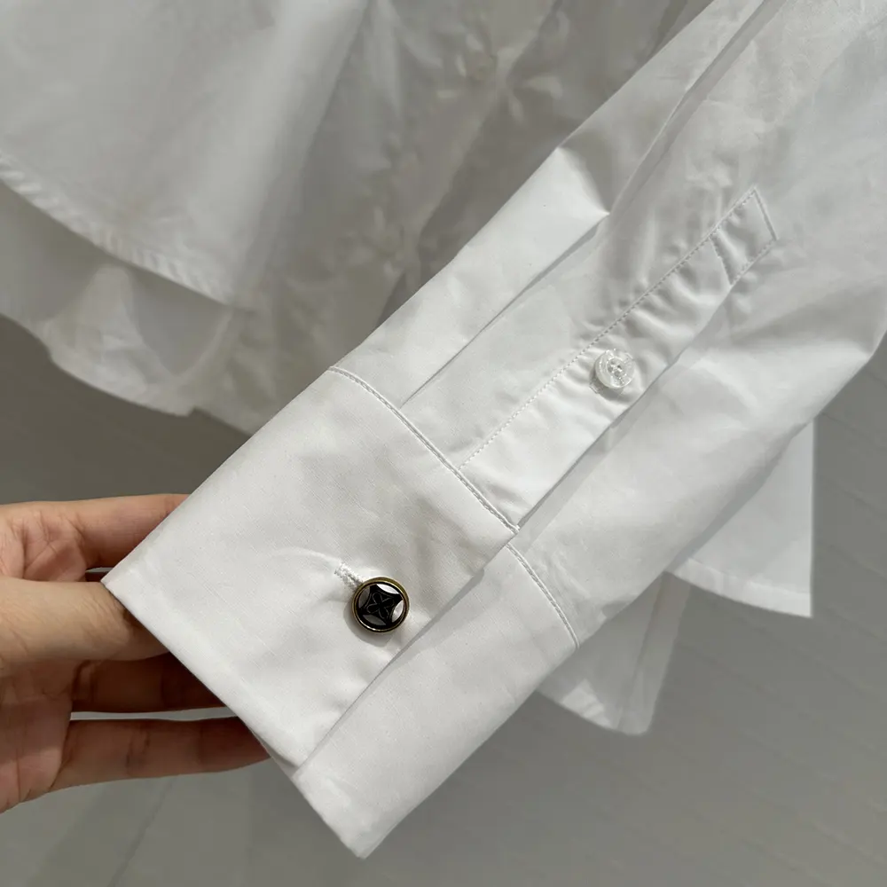 Louis Vuitton LV Women Poplin Peplum Blouse 1AHHMN