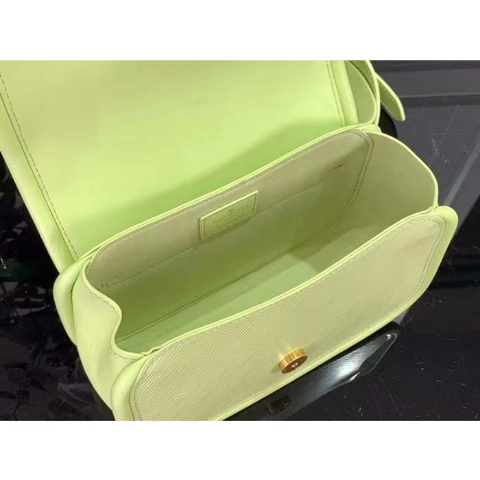 Louis Vuitton LV Women Hide Seek Vert Noto Green Epi Grained Smooth Cowhide Leather