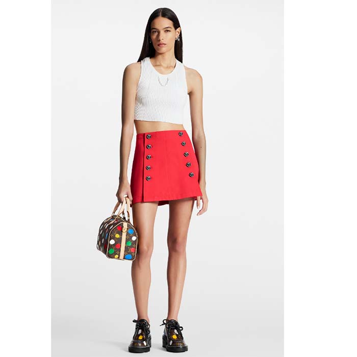 Louis Vuitton LV Women LV x YK Speedy Bandoulière 25 Monogram Coated Canvas 3D Painted Dots Print