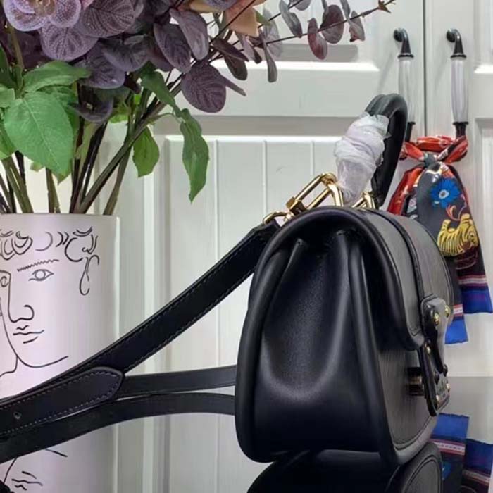 Louis Vuitton LV Women Hide Seek Black Epi Grained Smooth Cowhide Leather