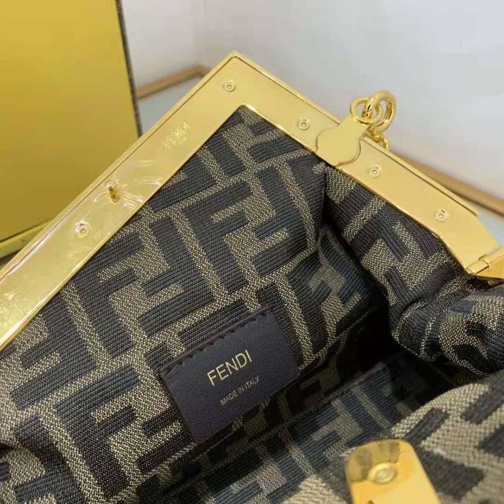 Fendi Women First Small Yellow Leather Bag