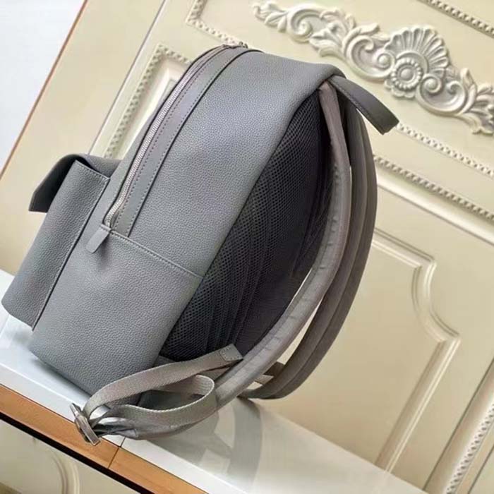 Louis Vuitton LV Unisex Takeoff Backpack Gray Aerogram Cowhide Leather