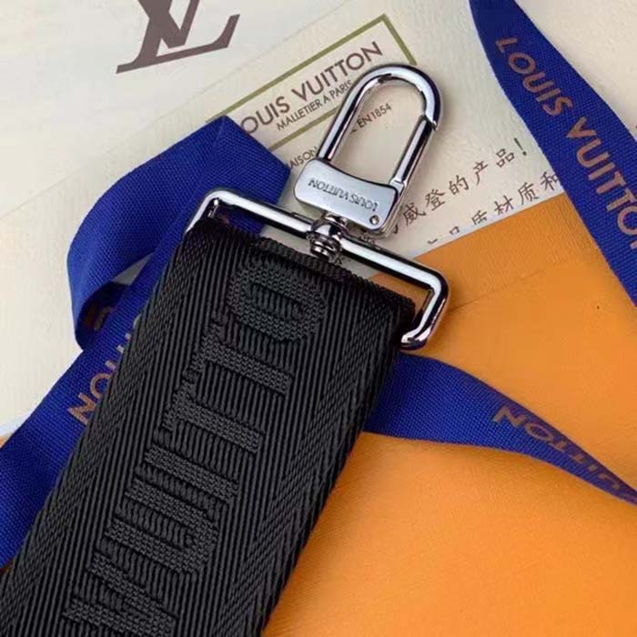 Louis Vuitton LV Unisex Gaston Wearable Wallet Miami Green Coated Canvas Cowhide Leather