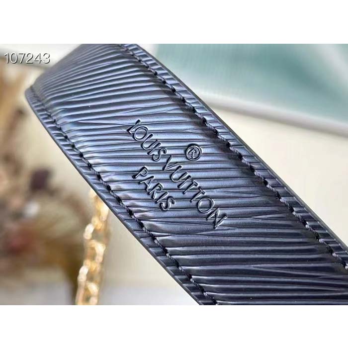 Louis Vuitton LV Women Twist PM Chain Bag Black Epi Grained Cowhide Leather